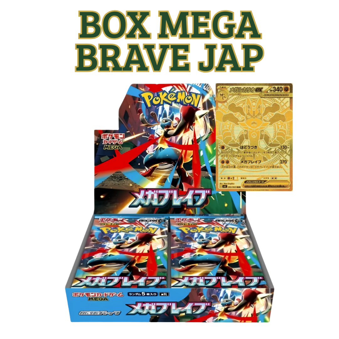 🎶 Box Pokémon Mega Brave (Versione Giapponese)