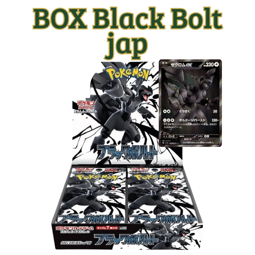 Box Pokémon Black Bolt (Versione Giapponese)