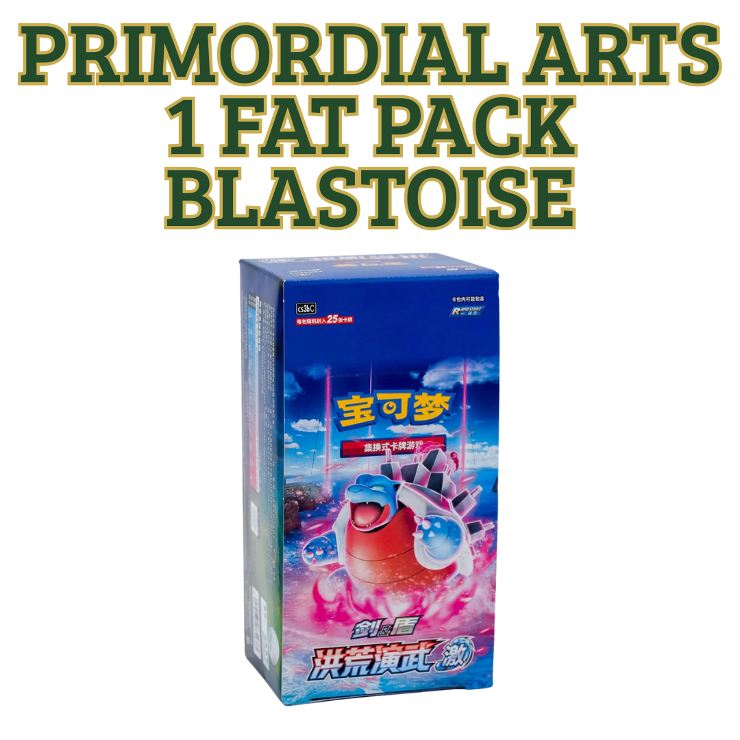 🔥 Pokémon Primordial Arts – Fat Pack  Blastoise