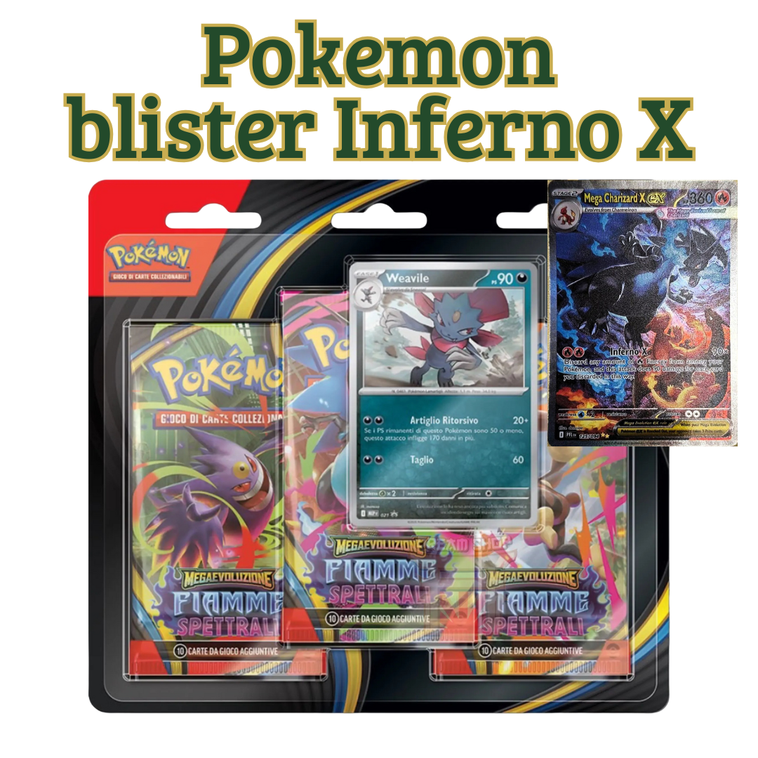 🔥Pokémon Blister Fiamme Spettrali