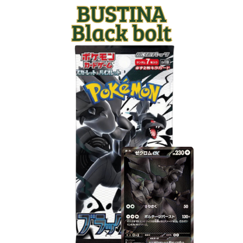 Pokémon TCG – Bustina Giapponese Black bolt